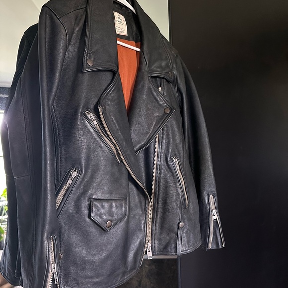 Free People | We the Free Jealousy Leather Moto Jacket - Picture 3 of 7